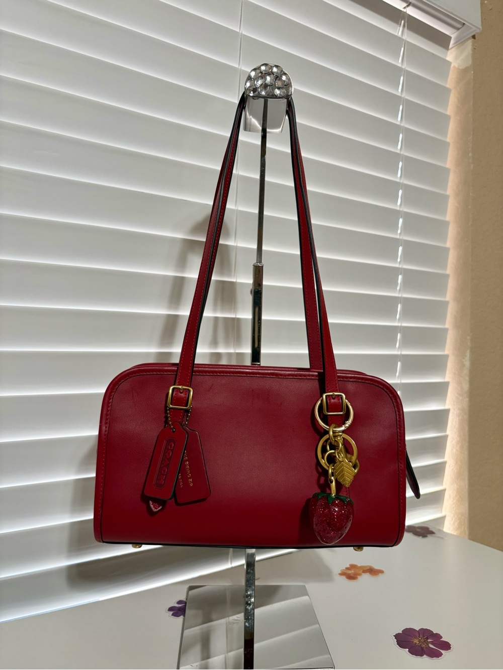 Coach Swing Zip Bag in Ruby Red❤️